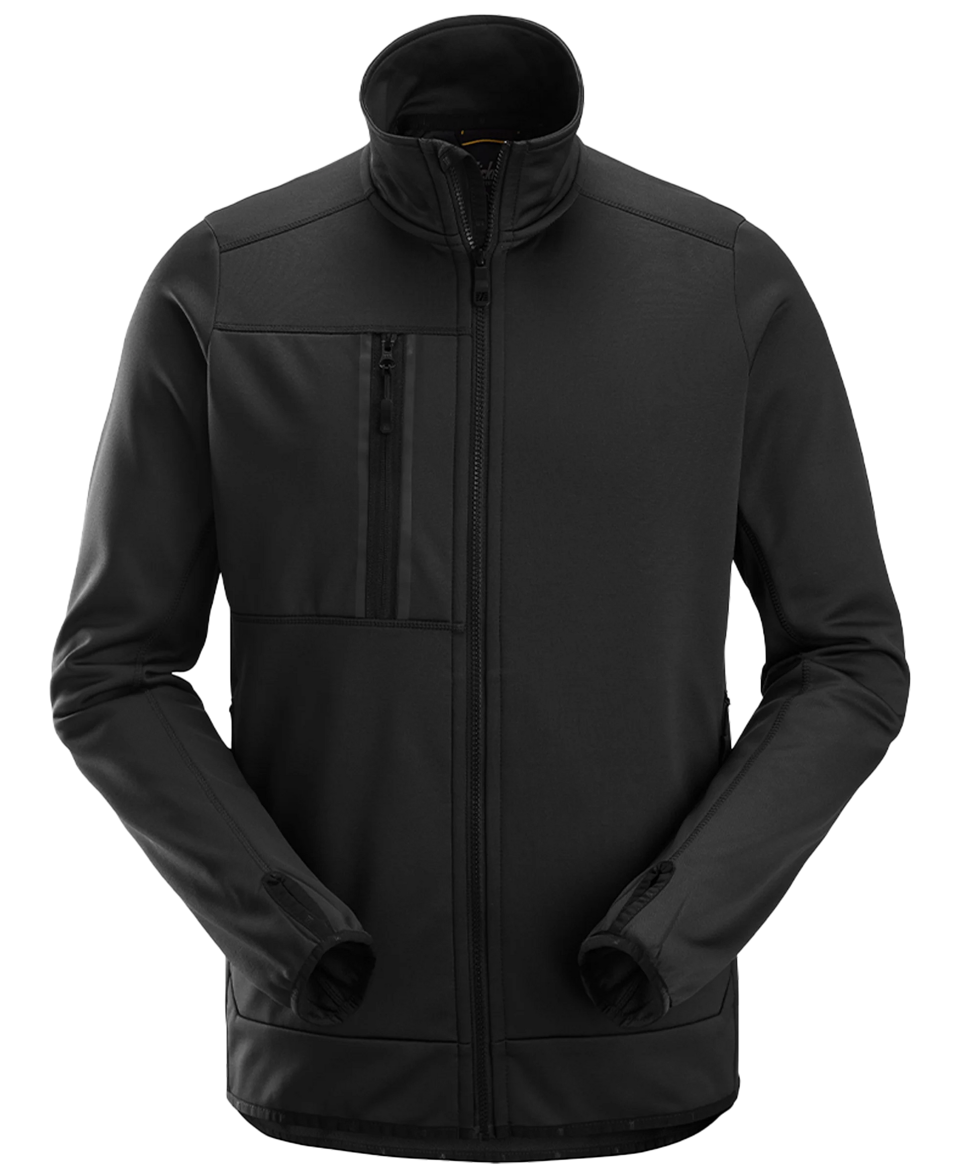 Allround jack 100% Polyester Snickers 8059 zwart voorkant