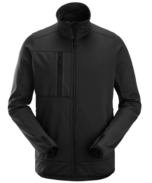 Allround jack 100% Polyester Snickers 8059 zwart voorkant