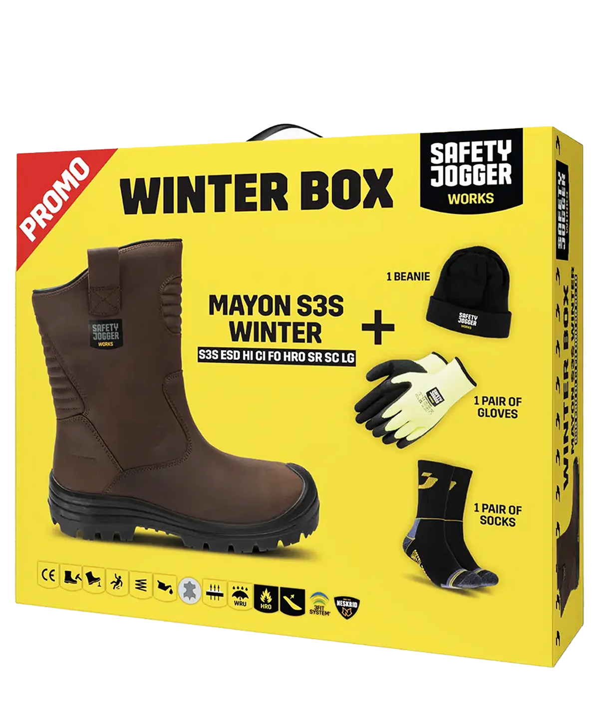 Safety Jogger Gevoerde werklaarzen Mayon S3S winterbox