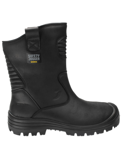 Safety Jogger werklaarzen Mayon S3S zwart voorkant