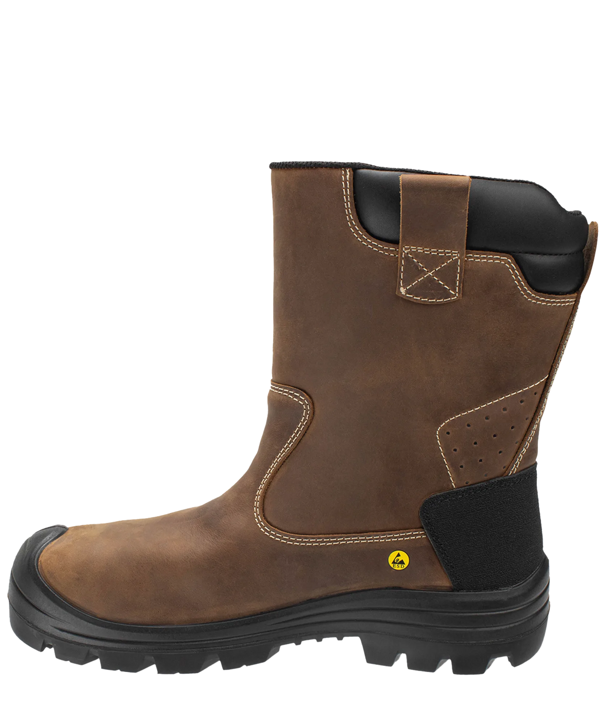 Safety Jogger werklaarzen Caldera S7S bruin binnenkant
