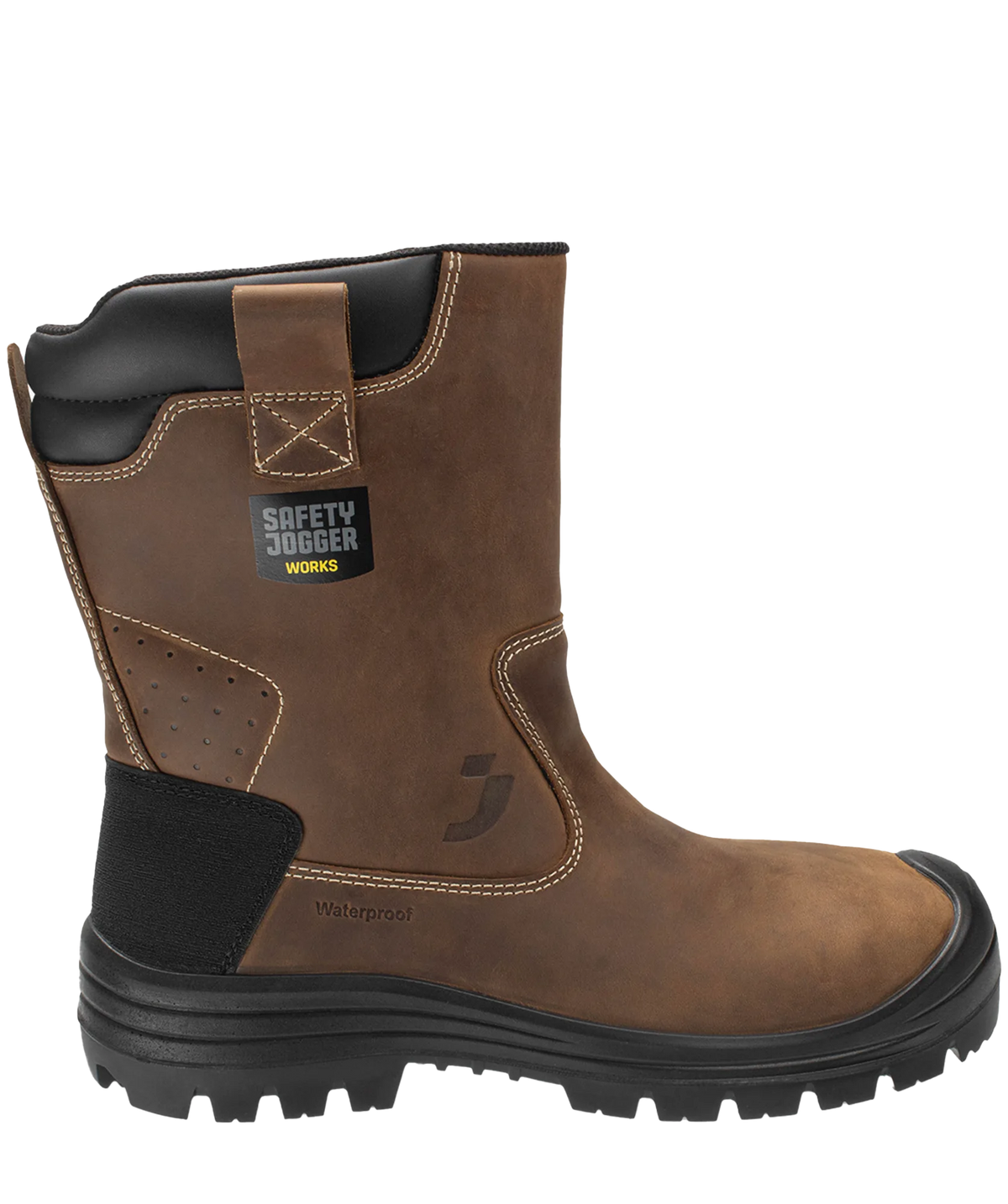 Safety Jogger werklaarzen Caldera S7S bruin voorkant