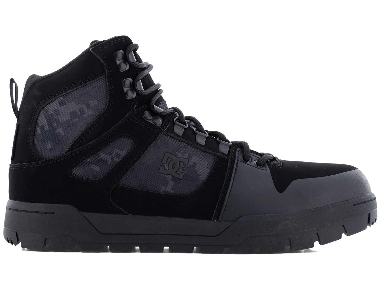 DC Werkschoenen S3S 60603 Zwart Camo voorkant