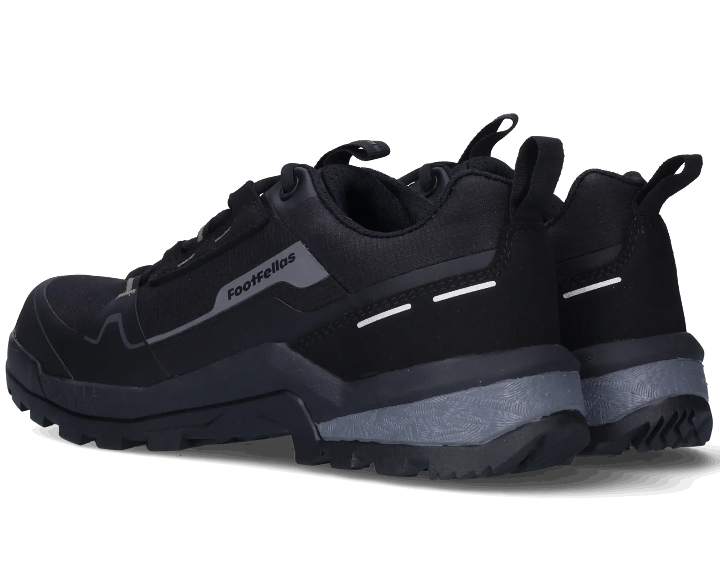 Footfellas dames werkschoenen S3S Jane zwart paar achterkant