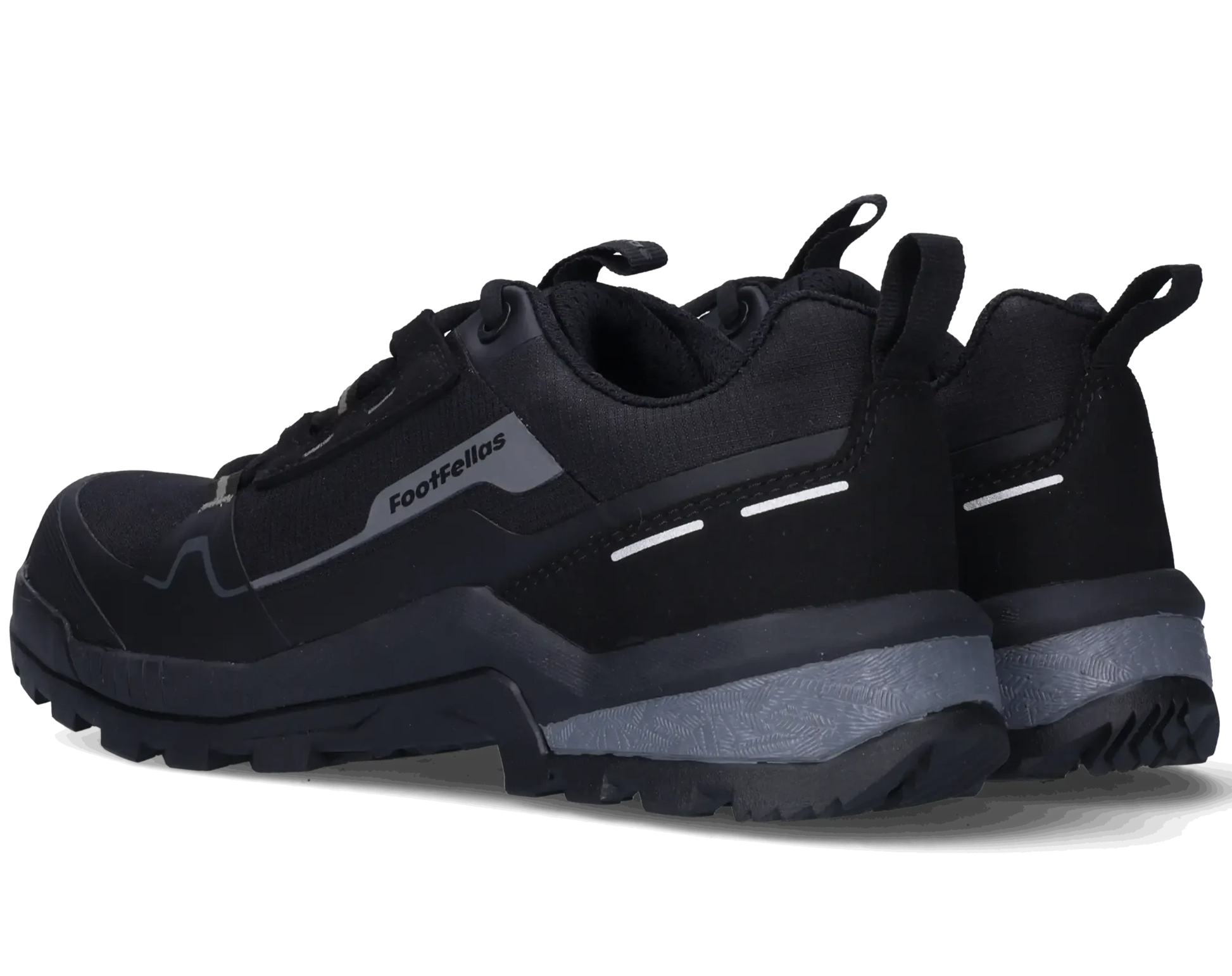 Footfellas dames werkschoenen S3S Jane zwart paar achterkant