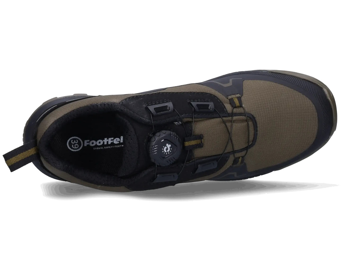 Footfellas werkschoenen Masha groen bovenkant