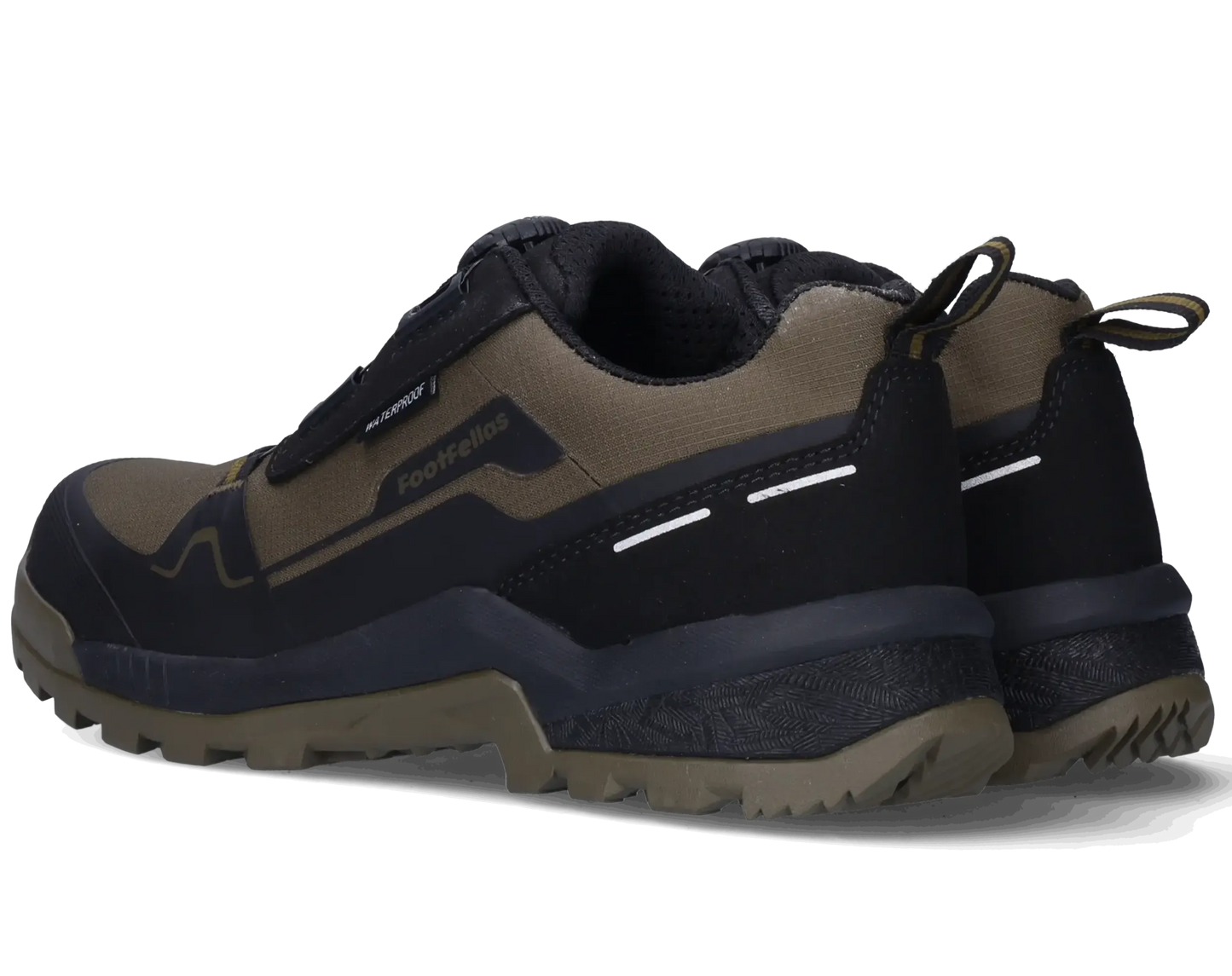 Footfellas werkschoenen Masha groen paar achterkant