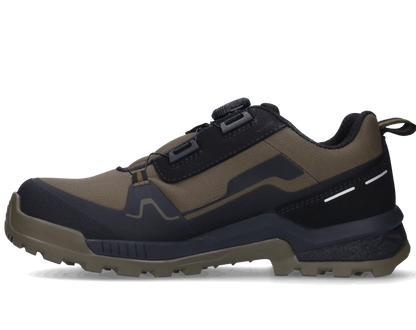 Footfellas werkschoenen Masha groen zijkant links