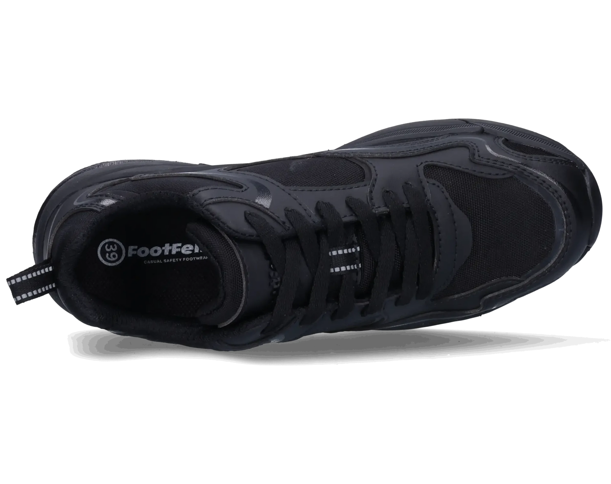 Footfellas werkschoenen maya zwart bovenkant
