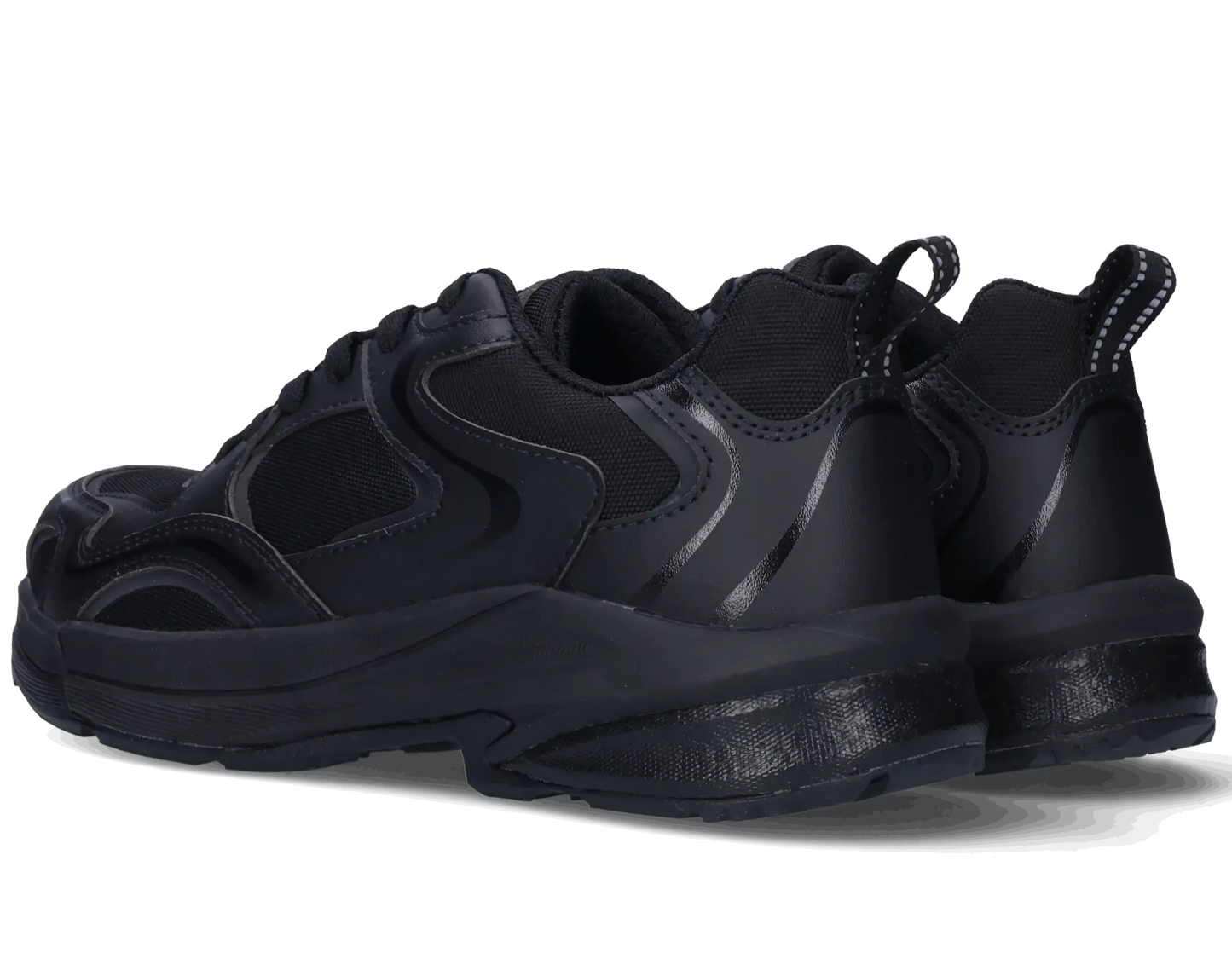 Footfellas werkschoenen maya zwart paar achterkant