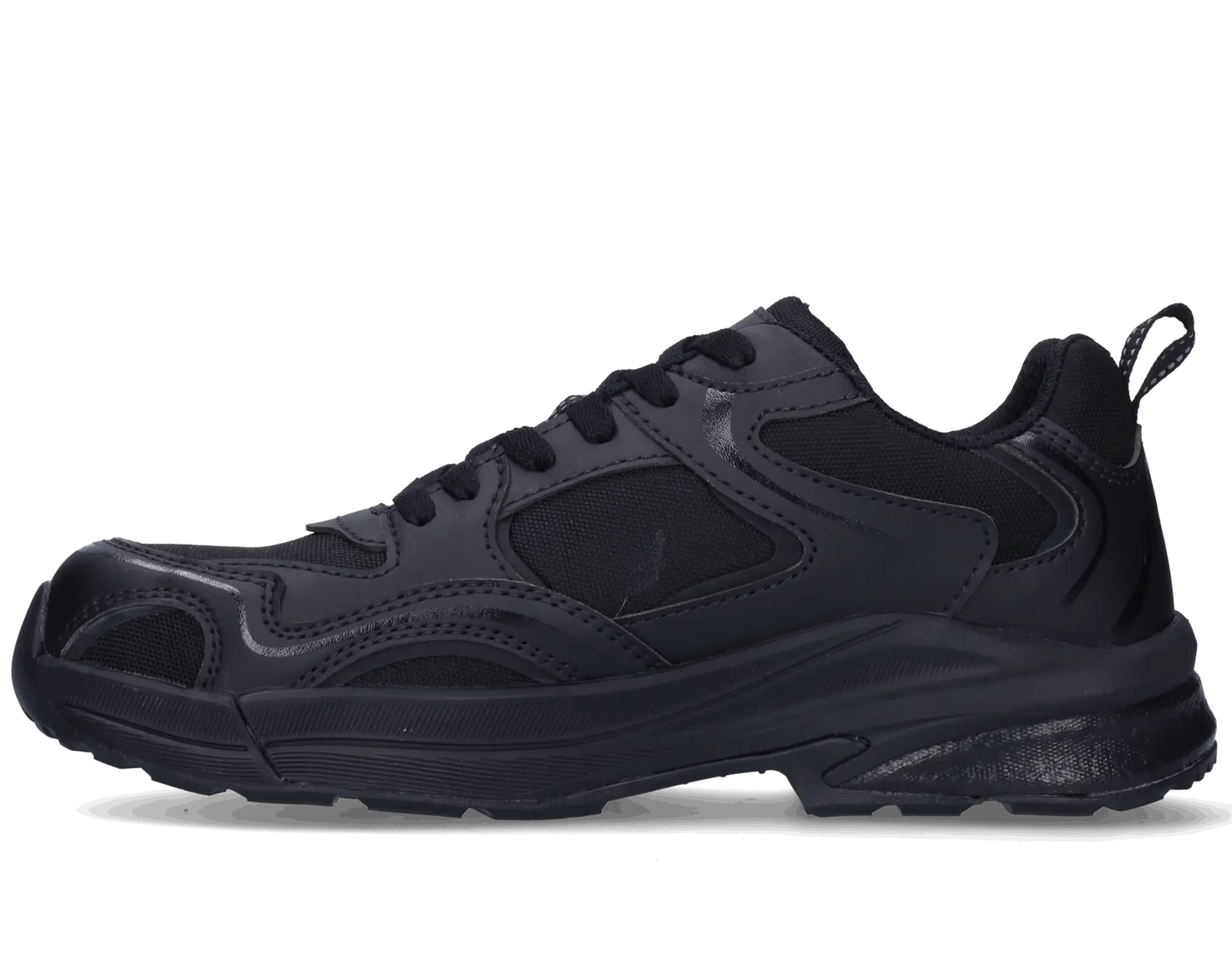 Footfellas werkschoenen maya zwart zijkant links