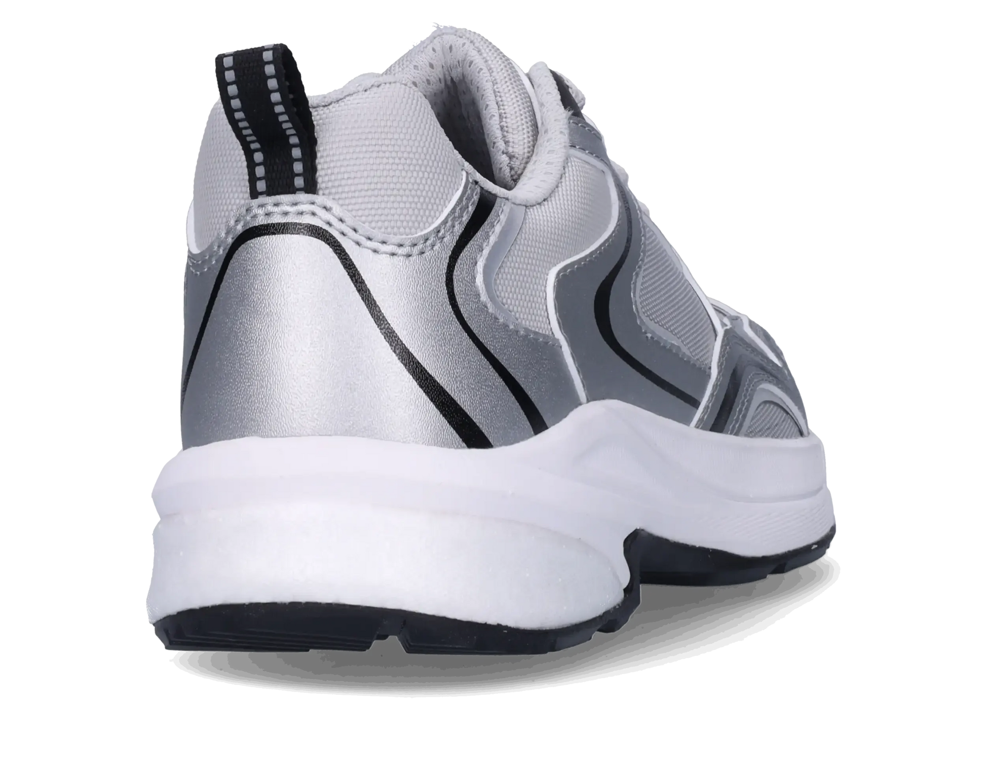 Footfellas dames werkschoenen S3S Maya zilver achterkant