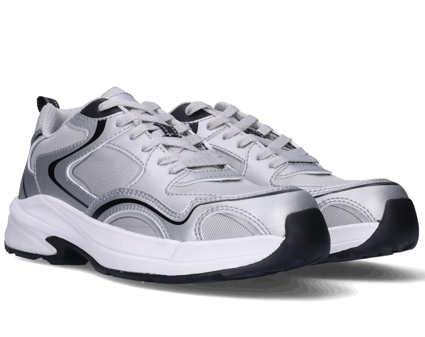 Footfellas dames werkschoenen S3S Maya zilver paar neus