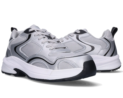 Footfellas dames werkschoenen S3S Maya zilver paar