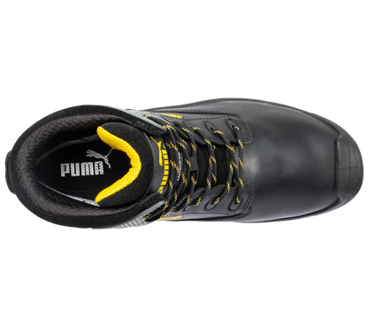 Puma werkschoenen Borneo MT Mid S3 SR WR 63087 bovenkant