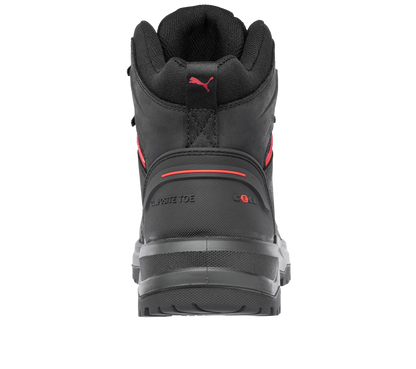 Puma werkschoenen IRON HD BLK MID S3S SR 63274 achterkant
