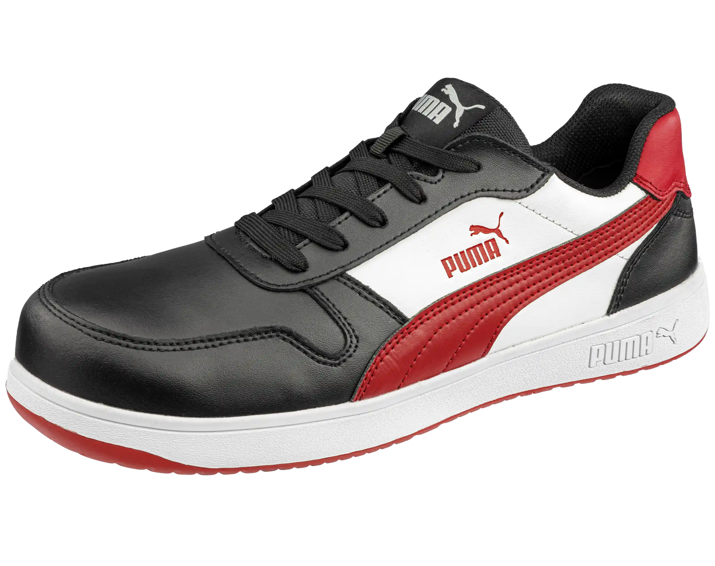 Puma werkschoenen Frontcourt laag S3L 64020 schuin neus
