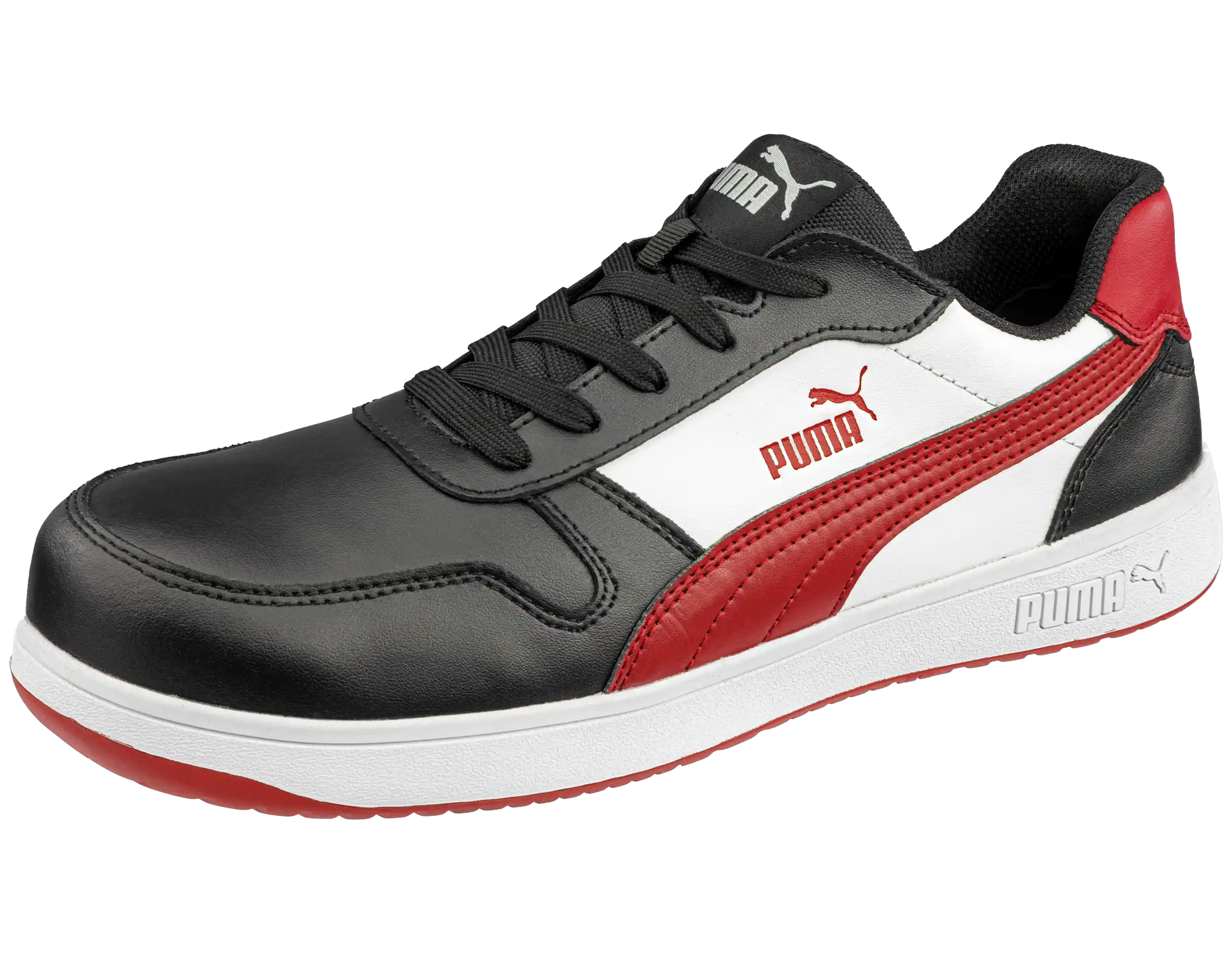 Puma werkschoenen Frontcourt laag S3L 64020 schuin neus