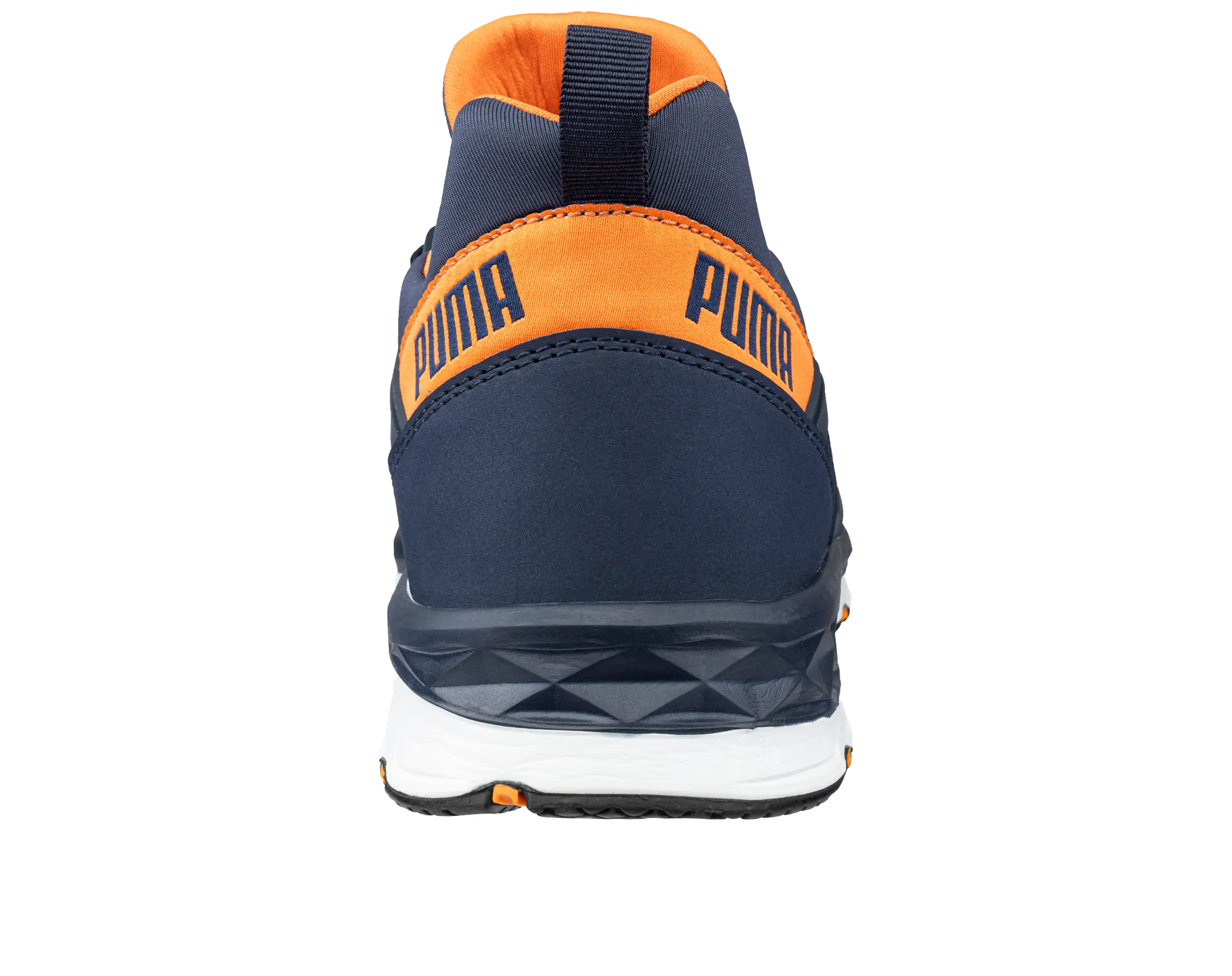 Puma werkschoenen Chase Blue/Orange Low 64378 S1PS ESD HRO SR achterkant
