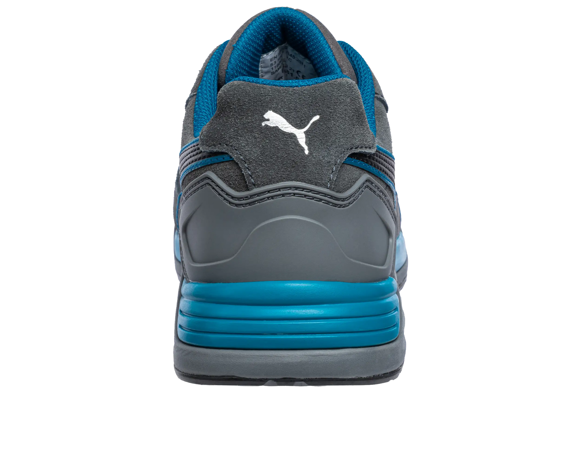 Puma werkschoenen Airtwist Grey Low S3 SRC HRO 64461 achterkant