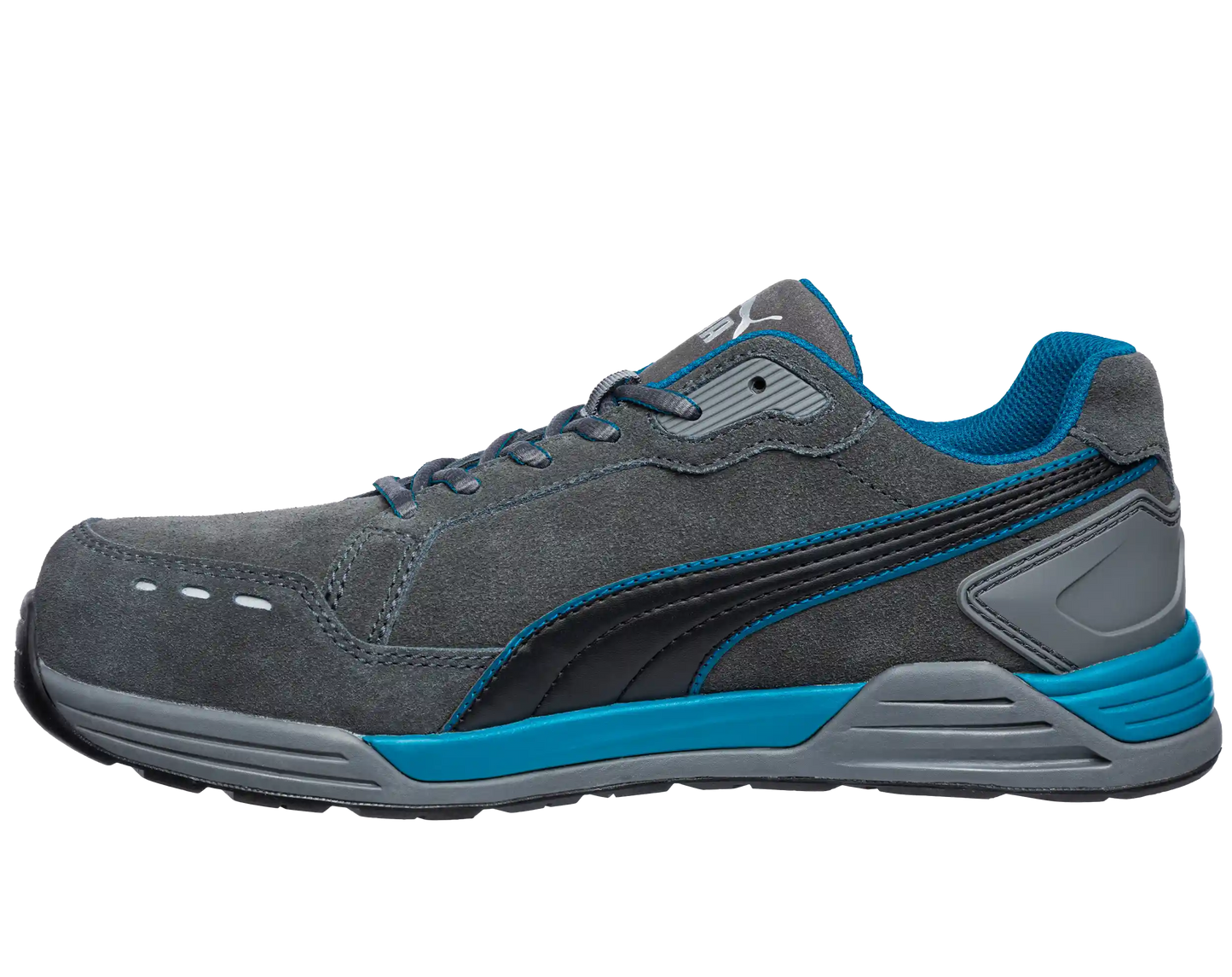 Puma werkschoenen Airtwist Grey Low S3 SRC HRO 64461 voorkant links