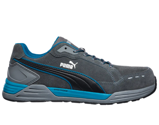 Puma werkschoenen Airtwist Grey Low S3 SRC HRO 64461 zijkant rechts