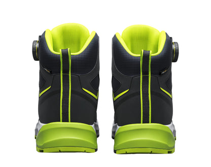 Solid Gear werkschoenen S3S Sonar Mid Green achterkant
