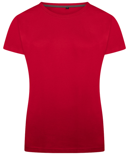 Dames t-shirt Gina Back to Basics rood