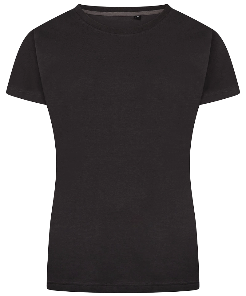 Dames t-shirt Gina Back to Basics antraciet