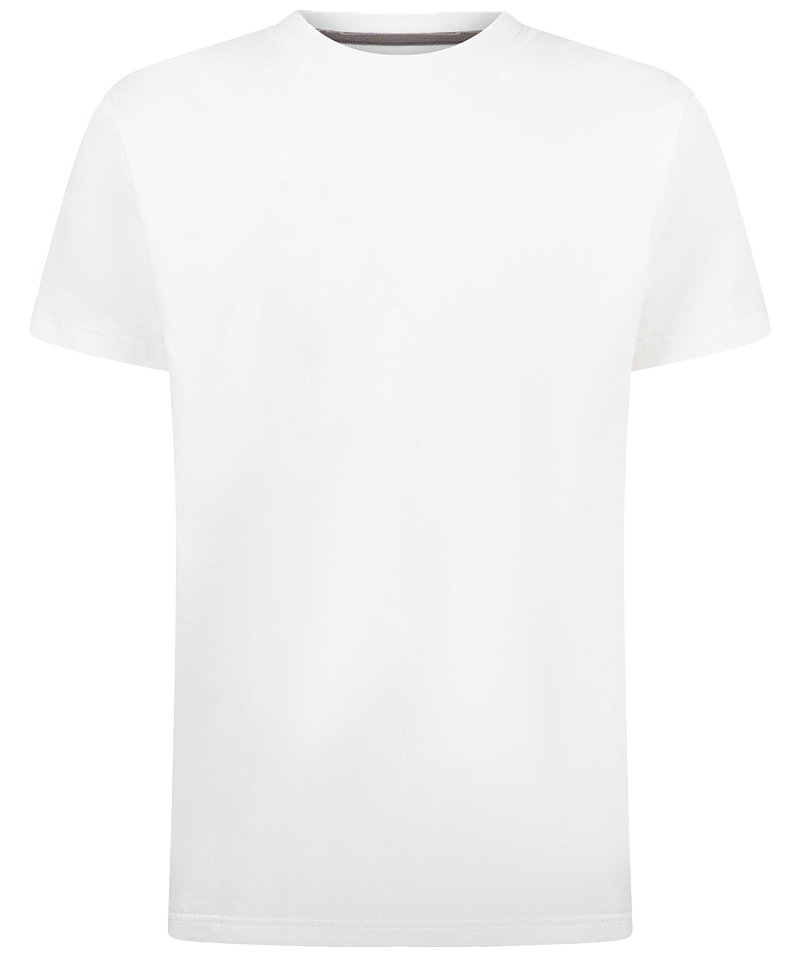 Back to basics T-shirt ronde hals wit