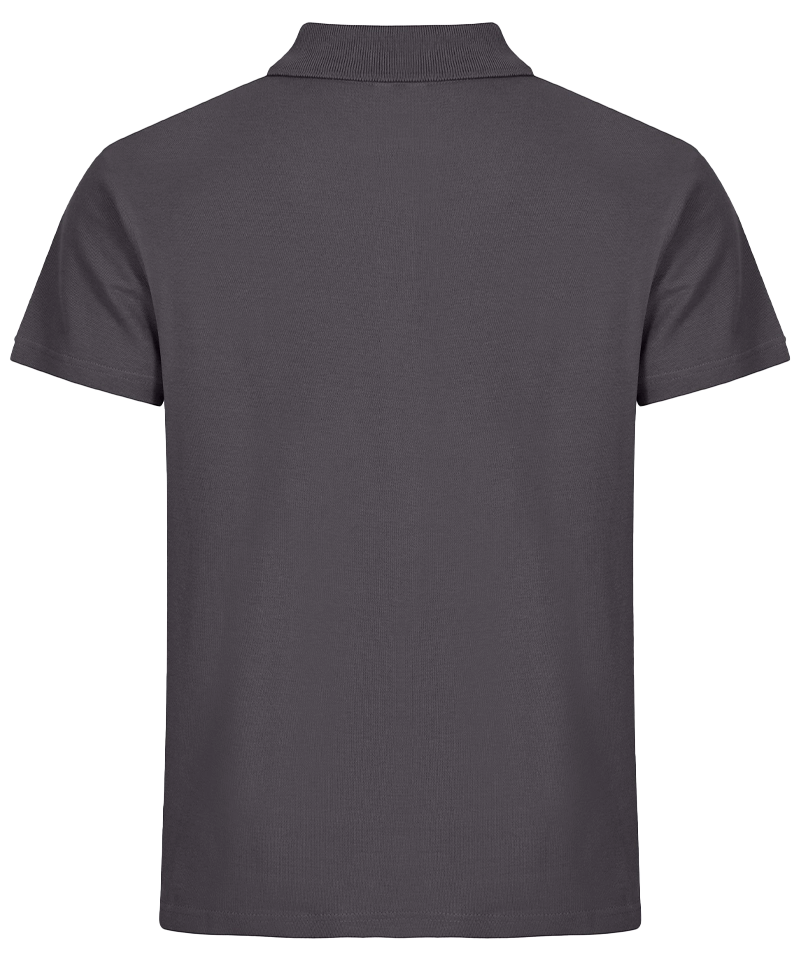 Basic poloshirt Clique navy achterkant