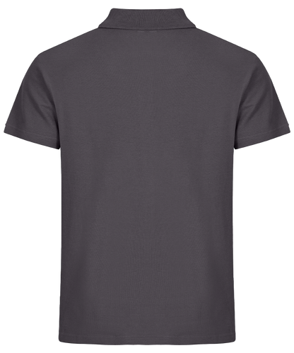 Basic poloshirt Clique navy achterkant