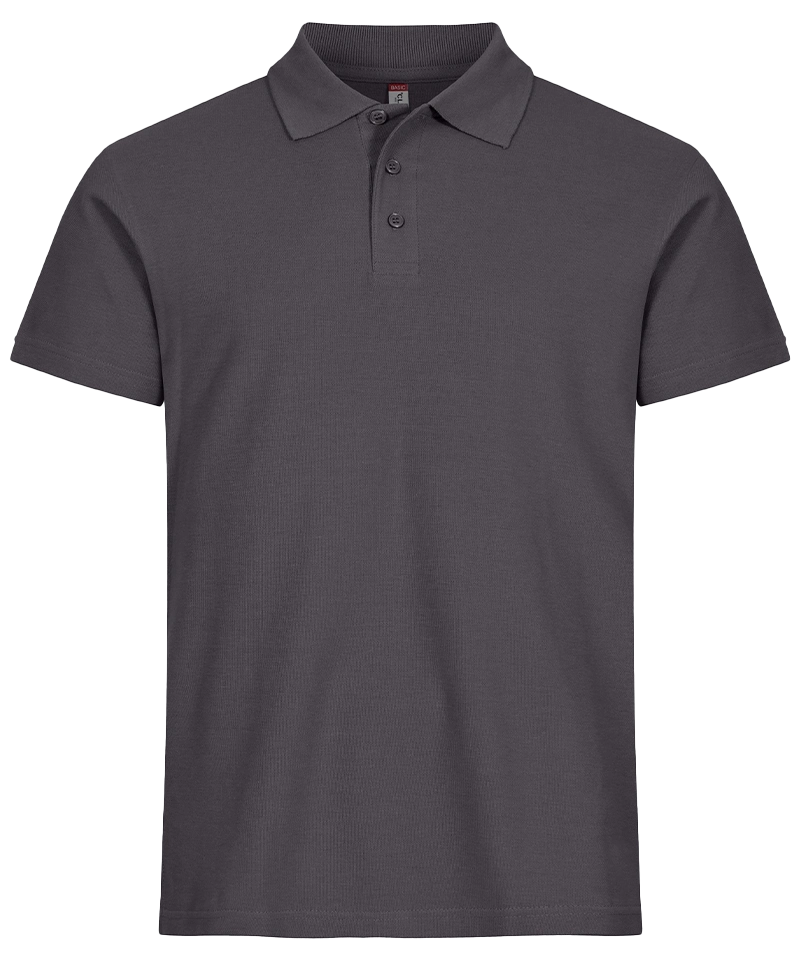 Basic poloshirt Clique navy voorkant