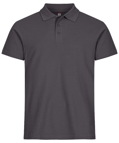 Basic poloshirt Clique navy voorkant