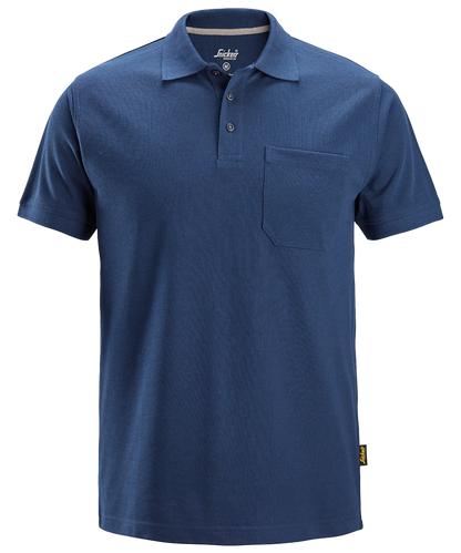 Snickers poloshirt 2708 met borstzak navy voorkant