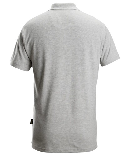 Snickers poloshirt 2708 met borstzak grijs achterkant