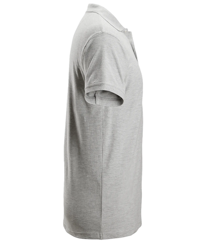 Snickers poloshirt 2708 met borstzak grijs zijkant