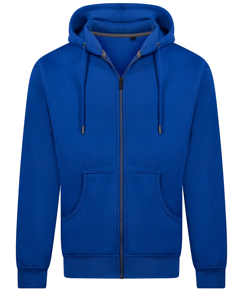 Vest met capuchon Back to basics Blauw