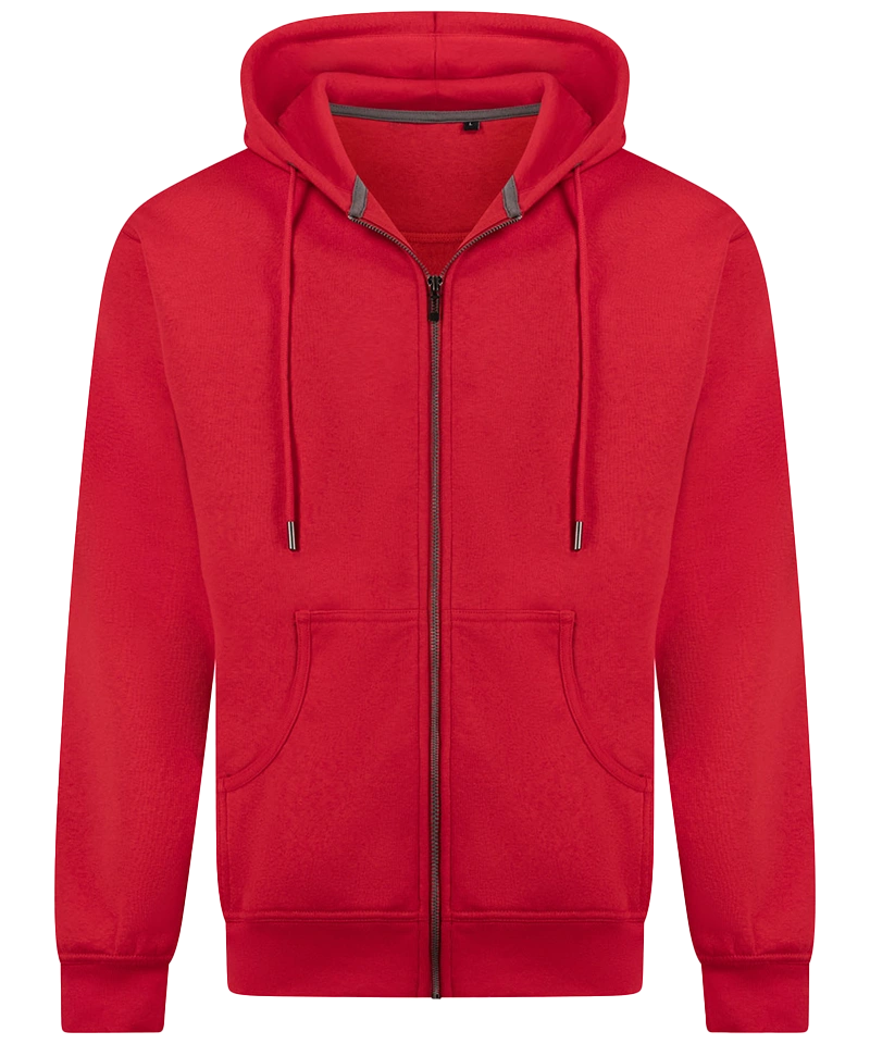 Vest met capuchon Back to basics Rood