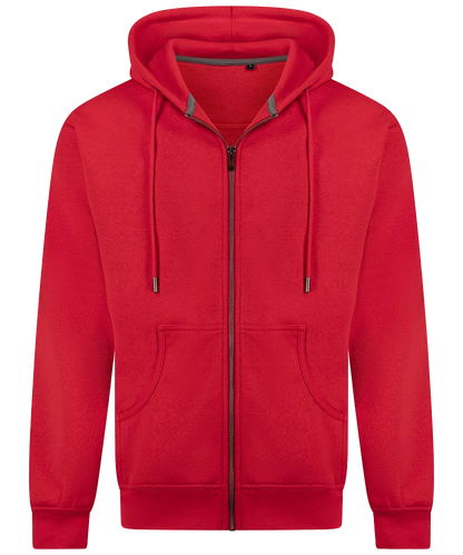 Vest met capuchon Back to basics Rood