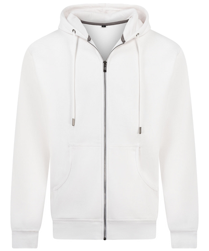 Vest met capuchon Back to basics Wit