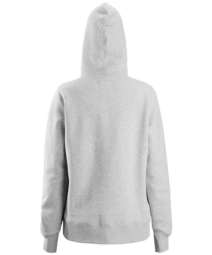 Dames vest met capuchon Snickers 2897 grijs achterkant 