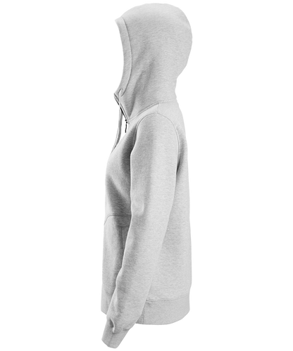 Dames vest met capuchon Snickers 2897 grijs zijkant links