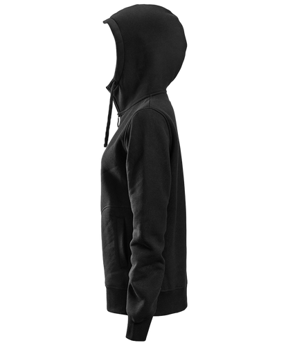 Dames vest met capuchon Snickers 2897 zwart zijkant links